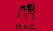 Medical Arbitrations and Collections Logo black bulldog on red background